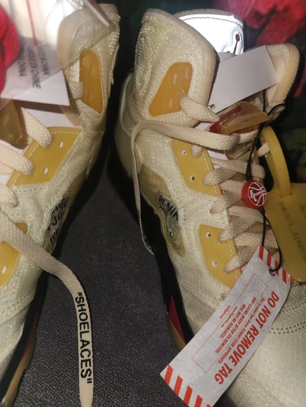 Size 11- Jordan 5 Retro Off-White Sail 